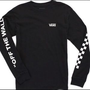 Vans “off the wall” long sleeve